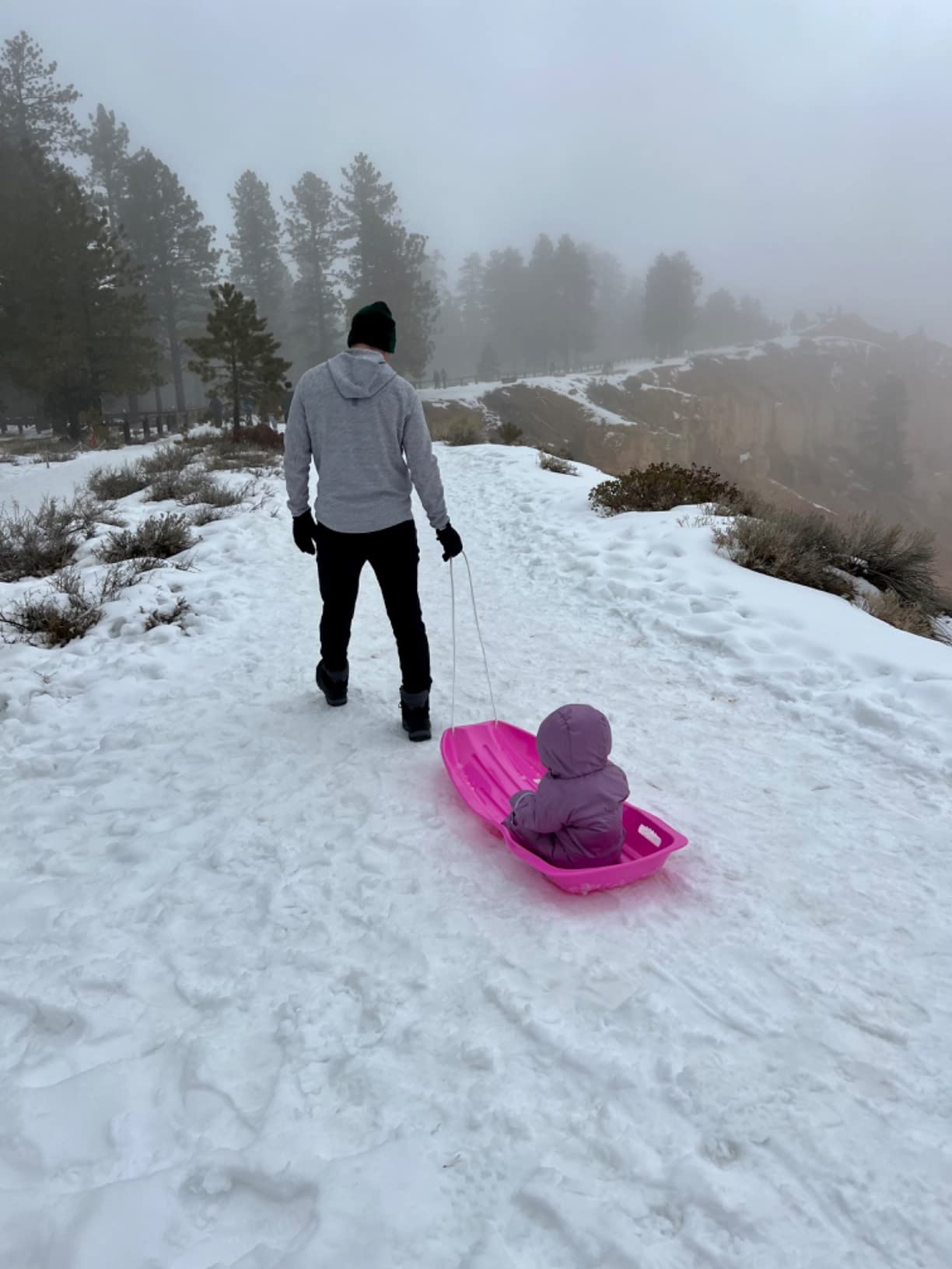 Slippery Racer Downhill Xtreme Toboggan Snow Sled